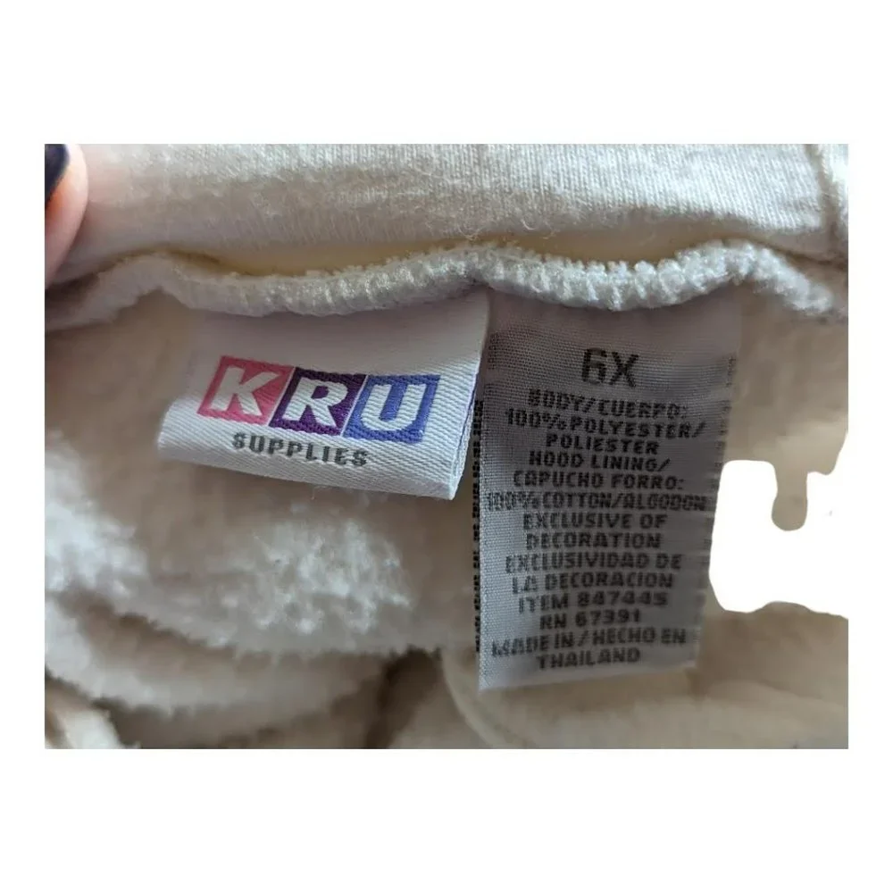 KRU Supplies Pullover Hoodie and Matching Jeans Outfit Size 6X